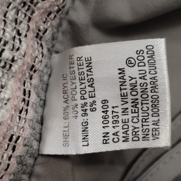 TAHARI ARTHUR S. LEVINE Tweed  Suit Skirt Plus Size 18 - Picture 5 of 6